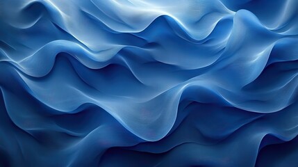 Abstract blue color with flowing pattern for texture wallpaper or wave, artistic and creative design