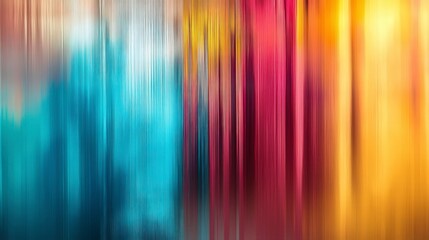 Aufkleber - Vibrant abstract metallic textures in motion studio setting digital art colorful environment close-up view visual impact