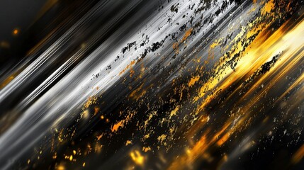 Aufkleber - Dynamic abstract metallic design with soft transitions digital art modern aesthetic vibrant colors high contrast