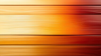 Aufkleber - Vibrant Wooden Planks with Warm Orange and Yellow Gradients