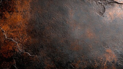 Wall Mural - A rusty metal surface with a crack in it