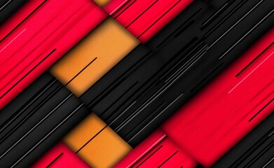 Wall Mural - minimal photostock of a abstract red and black are light pattern with the gradient is the with floor