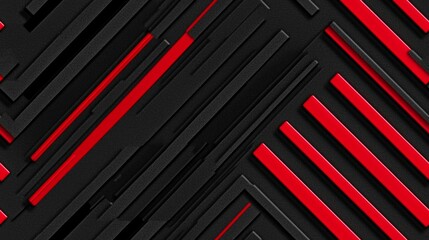 Wall Mural - minimal photostock of a a black and red background with red lines. the image has a bold and dramatic