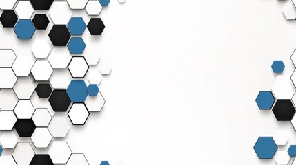 Wall Mural - minimal photostock of a abstract black texture background hexagon. vector illustration. , isolated o
