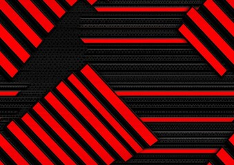 Wall Mural - minimal photostock of a abstract red line and black background for business card, cover, banner, fly