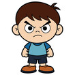 © Jude - Angry Cartoon Boy