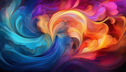 Wall Mural - abstract colorful background