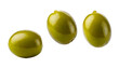 © Cutout Collective - Grüne Oliven: Mediterrane Köstlichkeit - Rund und oval, mild und salzig, perfekt für Salate, Antipasti und Olivenöl. Sorten aus Italien, Spanien und Griechenland