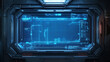 © Sahraya - abstract background of futuristic sci-fi hud display