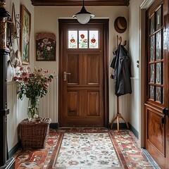 Wall Mural - traditional dutch entryway