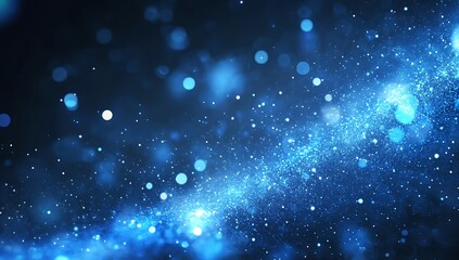 abstract blue digital background with glowing connections and dots on a dark space a technology conc