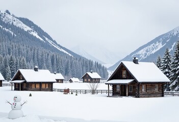 Sticker - house in the mountains