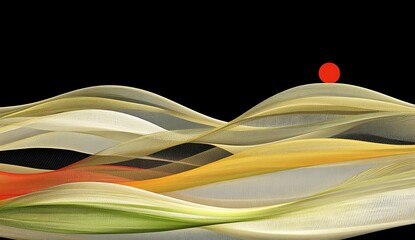 Wall Mural - red and white