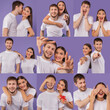 © Prostock-studio - A young couple expresses their love through playful interactions and sweet moments. They share kisses, laughter, and gifts while celebrating Valentine's Day together.