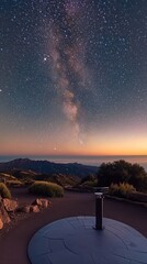 Wall Mural - stunning view of distant galaxies and stars in the vast expanse of the universe