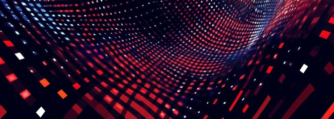 Vibrant abstract pixel pattern background.