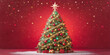 © Ganatol - christmas card background christmas tree-decorati