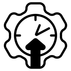 Poster - Productivity Glyph Icon