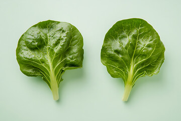 Wall Mural - Fresh Green Leaves - Healthy Food