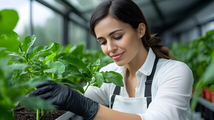 Aufkleber - Automated Smart Greenhouse for Sustainable and Efficient Plant Cultivation Using Advanced Technology and Data Analytics