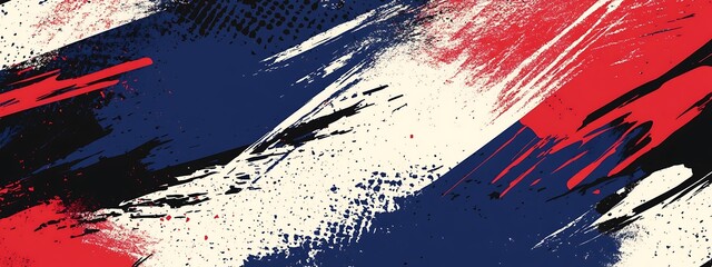 Poster - Abstract paint strokes background.