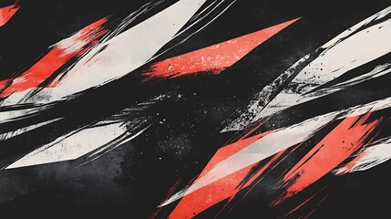 Poster - Abstract brushstrokes. (1)