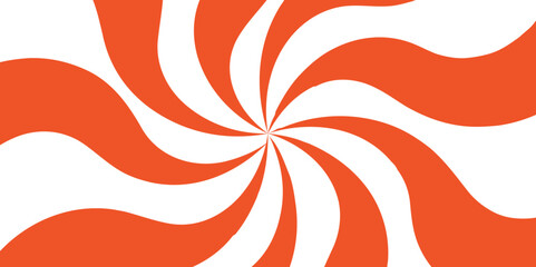 Aufkleber - Abstract background with rays retro starburst. Sunburst background vector illustration pattern beam rays. Orange nougat dessert wallpaper for template, banner, poster, flyer.