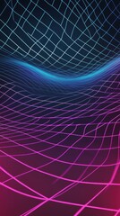 Wall Mural - abstract background with glowing lines and space for text