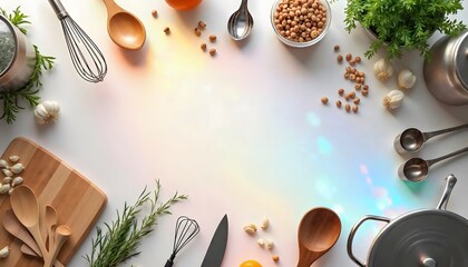 Wall Mural - Here are some different styles of flat lay photography that can be used.