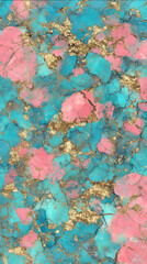 Wall Mural - abstract digital futuristic artwork, with gold.
