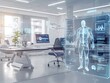 © Achirawee - A futuristic health data compliance audit room, glowing holographic charts and legal protocols ensuring safety and accuracy