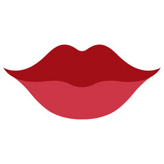 Wall Mural - smiling lips props design element transparent png