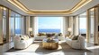 © creativeideh - Luxury Penthouse Living Room with Ocean View