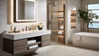 © kiatipol - Modern Bathroom Interior with Elegant Fixtures and Natural Light