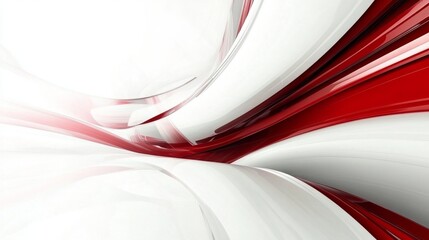 Wall Mural - modern abstract red and white corporate business presentation background with geometric shapes and d