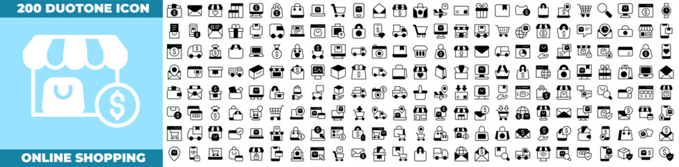 Coding Duotone Editable Icons set