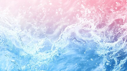 Wall Mural - Abstract Blue Water Splash Background Image