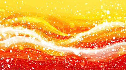 Wall Mural - vivid abstract gradient with a dynamic transition of red and yellow, creating an energetic flow of c
