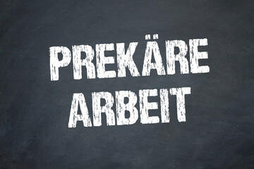 Poster - Prekäre Arbeit	
