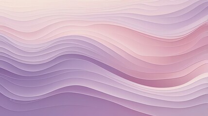 Abstract pastel wave background. Soft, flowing lines in shades of pink and purple create a calming and elegant design.