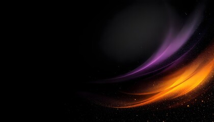 Leinwandbilder - Grainy texture background, black gray orange white abstract color wave, noisy dark banner poster header cover design. Abstract dynamic textured wave background design in gray orange red white black