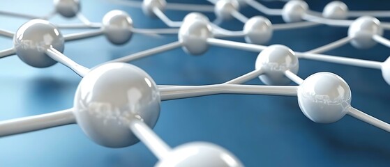 Abstract Network Structure Illustration