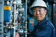 © Tetiana - An asian man working in nuclear power plant generative AI image