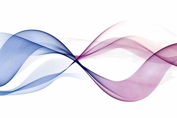 Wall Mural - colorful wave patterns on white background for abstract designs