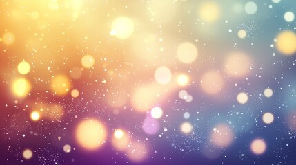 Canvas Print - Blurring lights create a magical, festive atmosphere against a colorful backdrop, with scattered light particles enhancing the enchanting effect, perfect for celebrations and joyful occasions