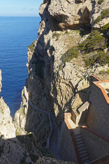 Wall Mural - Panorama of Cape Caccia, Sardinia, Italy