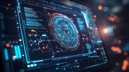 A contemporary computer monitor displaying dynamic programming and application development is an example of innovative software engineering. Generative Ai