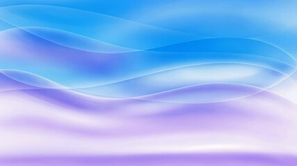 Wall Mural - Purple and light blue pastel gradient curves in a fluid motion. Dynamic liquid shapes with neon geometric design. Abstract composition for a modern and elegant look.