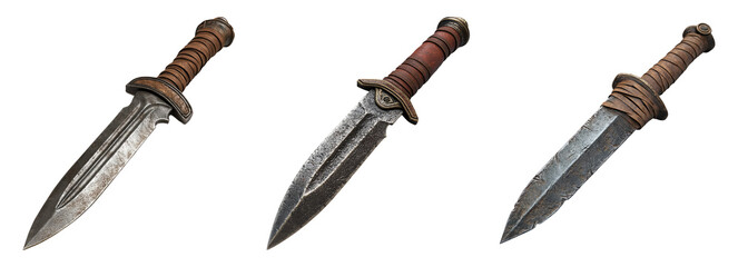 Isolated Dagger on Transparent Background