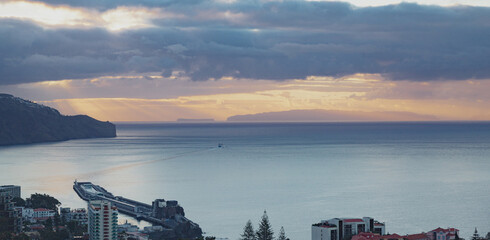 Cityscape of Funchal city, Madeira